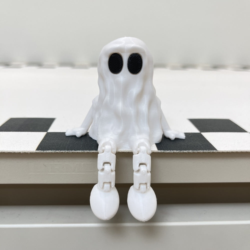 3D Printing Halloween Ghost Movable Joint Ornaments