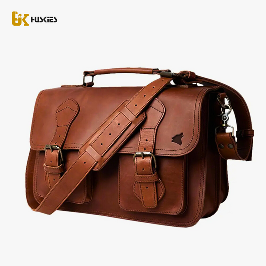 Leather Briefcase - The Wales