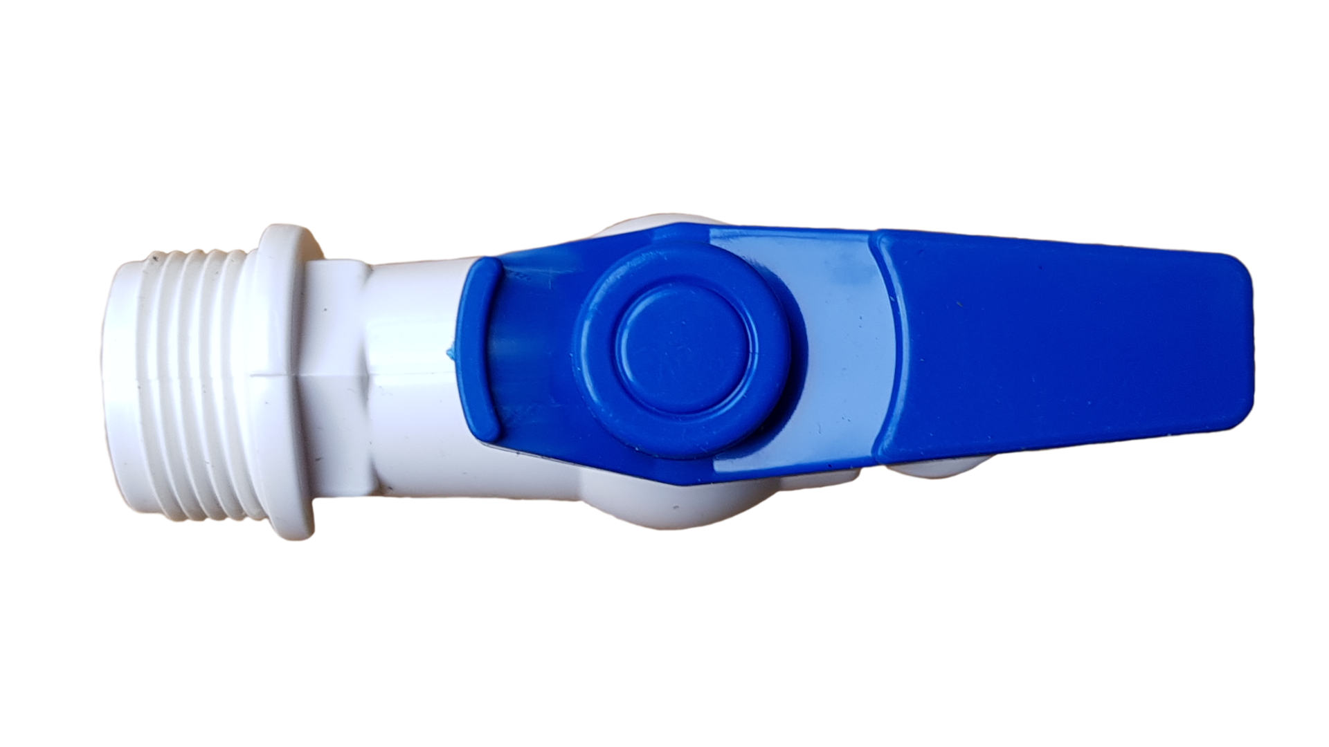 3/4" BSPM Plastic Tap White/Blue