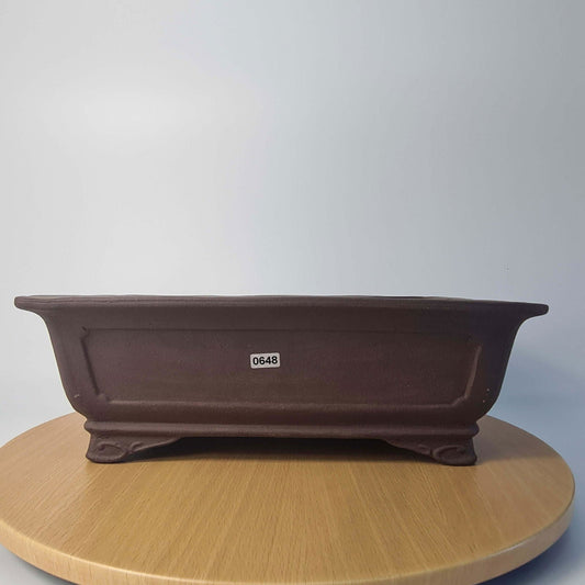 37cm Unglazed Bonsai Pot | Rectangle | 37cm x 28cm x 12cm | Brown