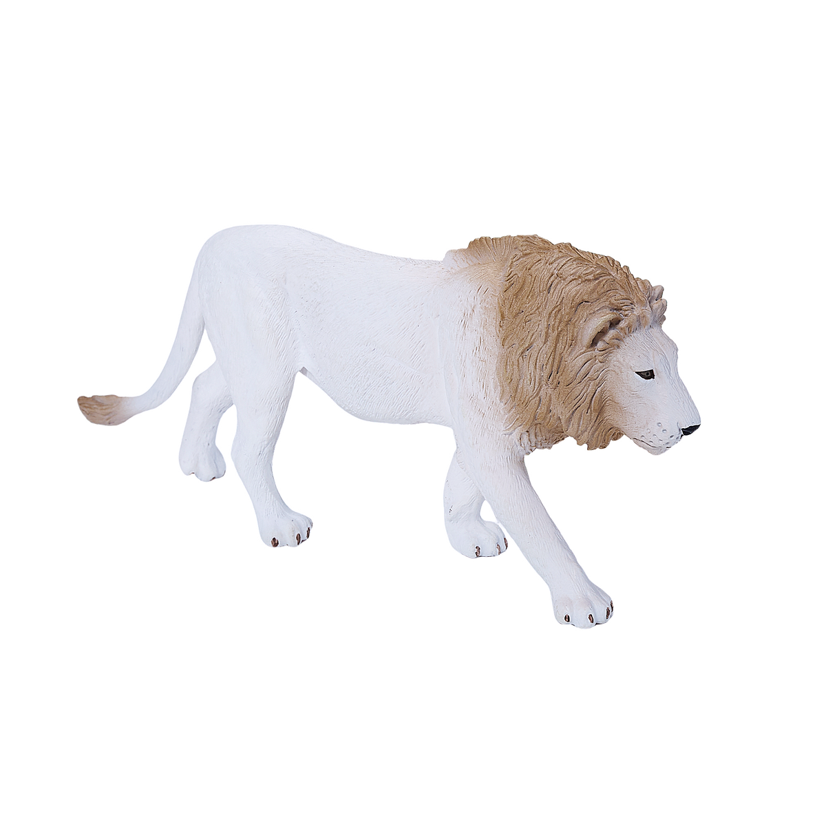 White Lion Toy Realistic Big Cat Figurine