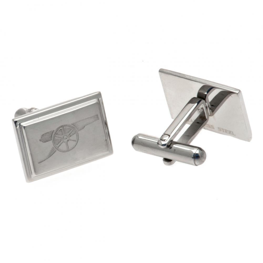 Arsenal FC Stainless Steel Cufflinks Cannon