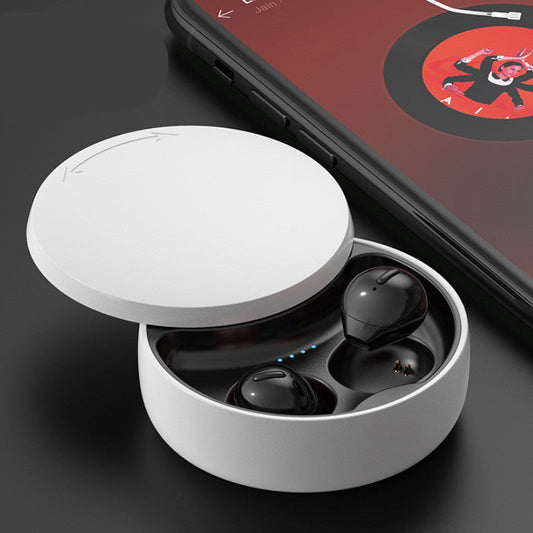 Premium Wireless Bluetooth 5.0 Earbuds - HD Stereo Sound, Semi In-Ear Headset with Mic