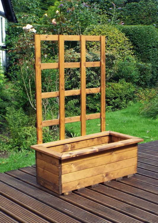 Charles Taylor Trading Large Kensington Planter 1 pc Brown
