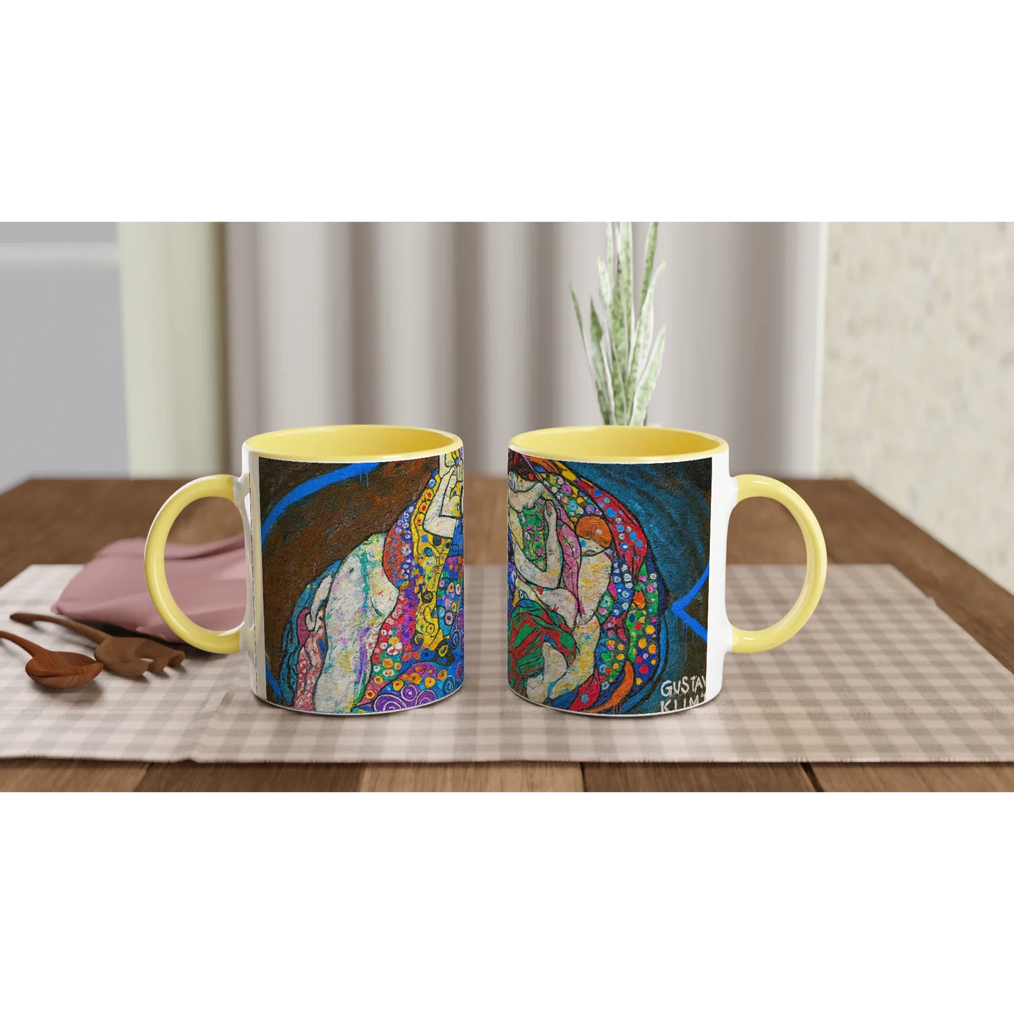 🎨 Klimt Graffiti Art Mug – A Modern Twist on a Masterpiece ☕
