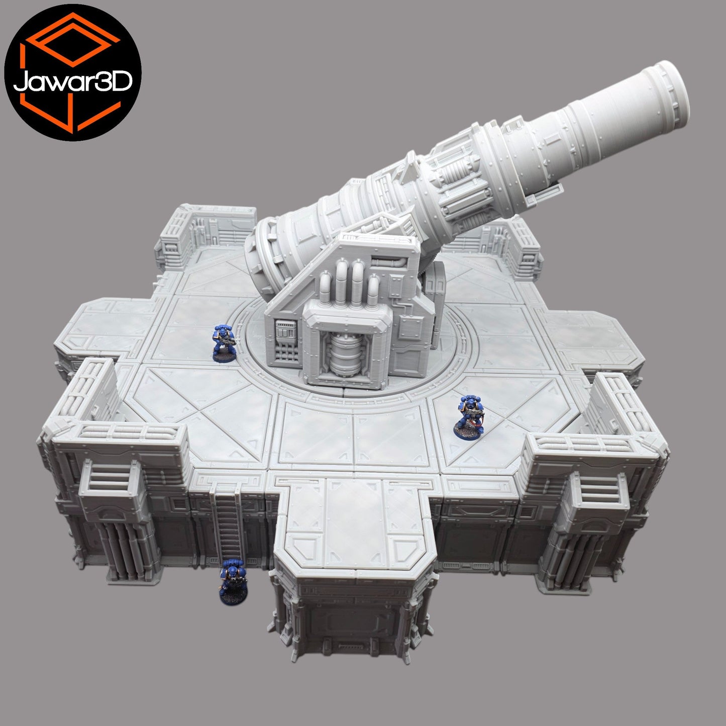 Big Gun Platform #1 - 28mm Wargaming Scatter Terrain Scenery Tabletop Miniature