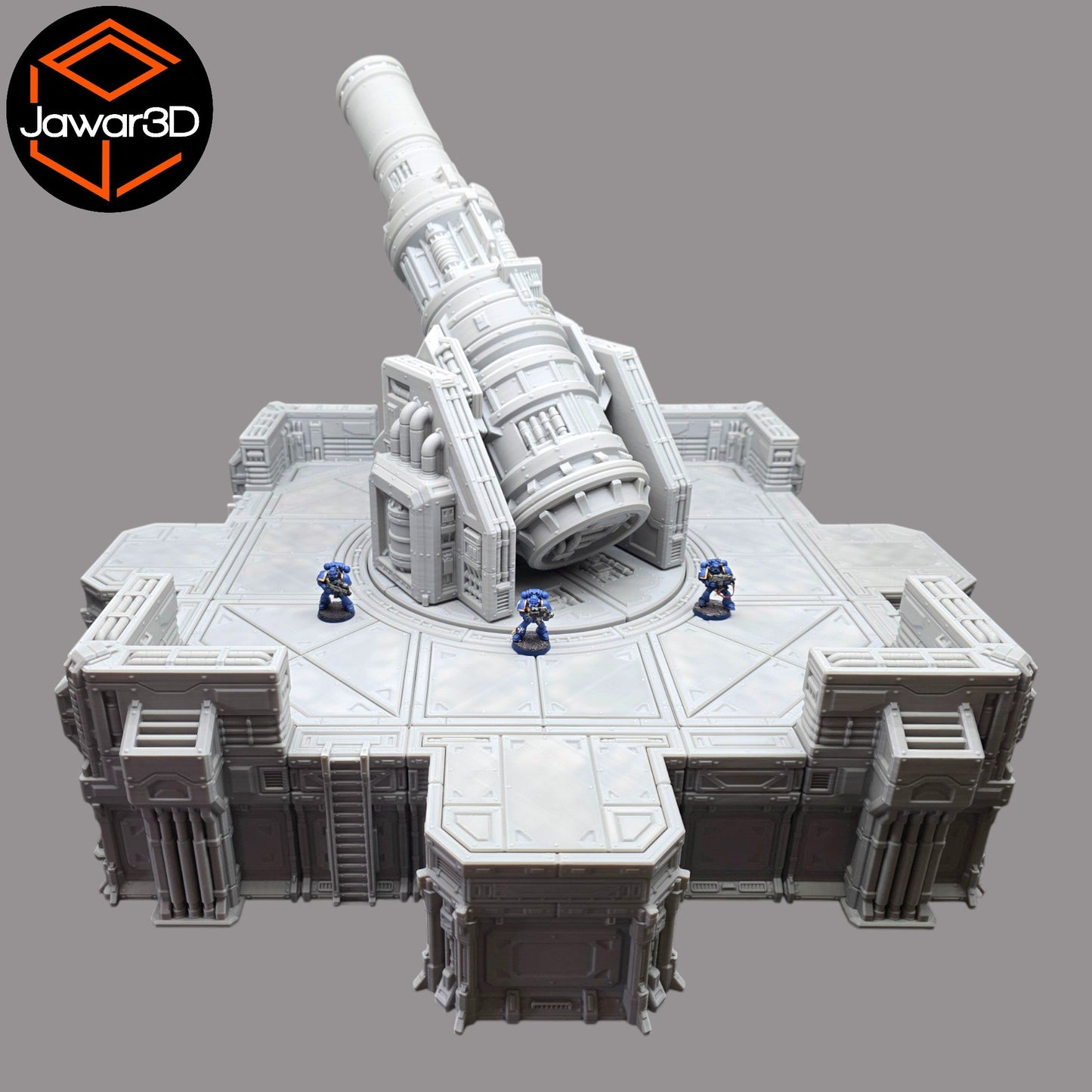 Big Gun Platform #1 - 28mm Wargaming Scatter Terrain Scenery Tabletop Miniature