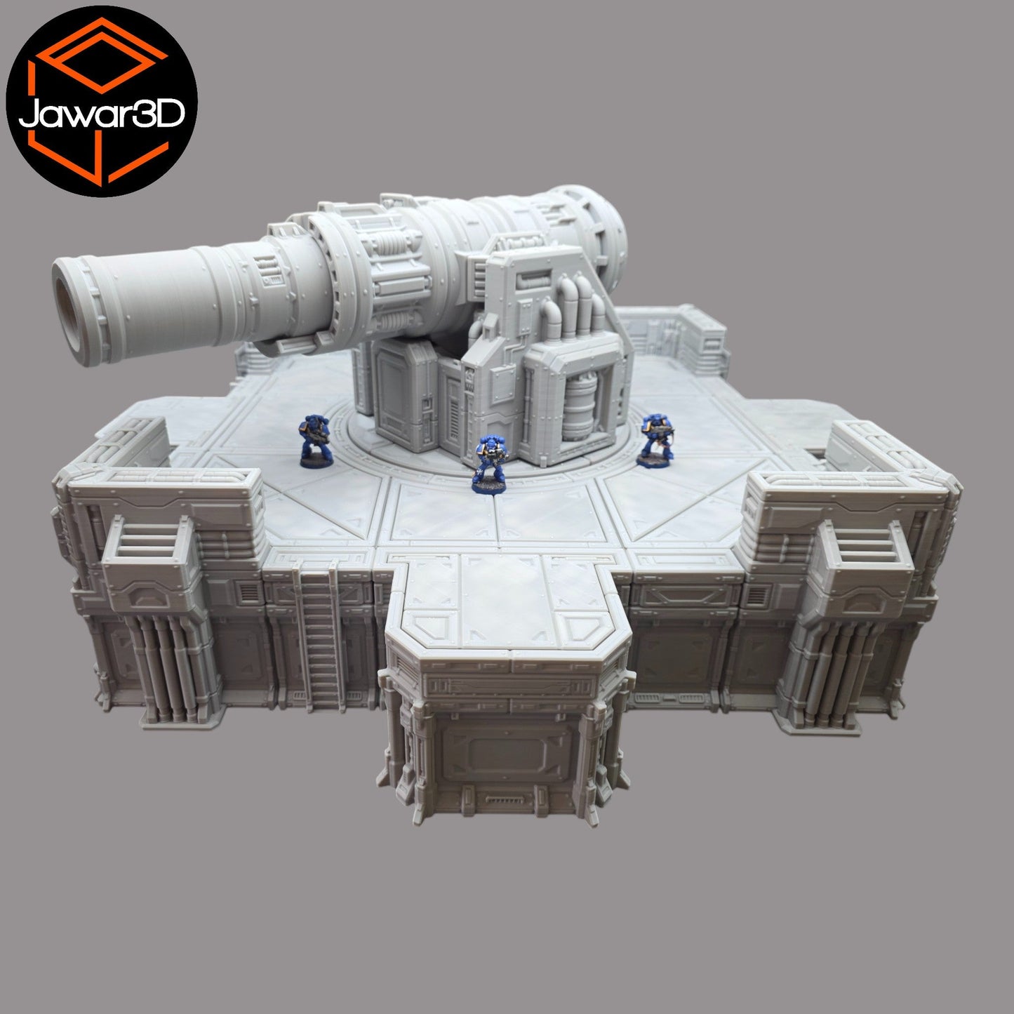 Big Gun Platform #1 - 28mm Wargaming Scatter Terrain Scenery Tabletop Miniature