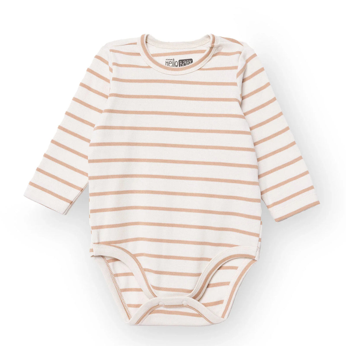 HelloBaby Long Sleeve Baby Bodysuit (1-3 Months to 2-3 Years)