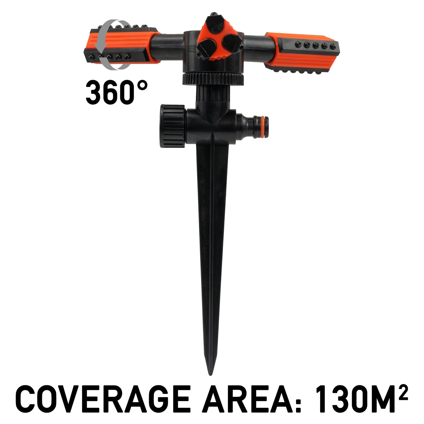 3 Arm Rotary Lawn Sprinkler on Spike - Eco Line