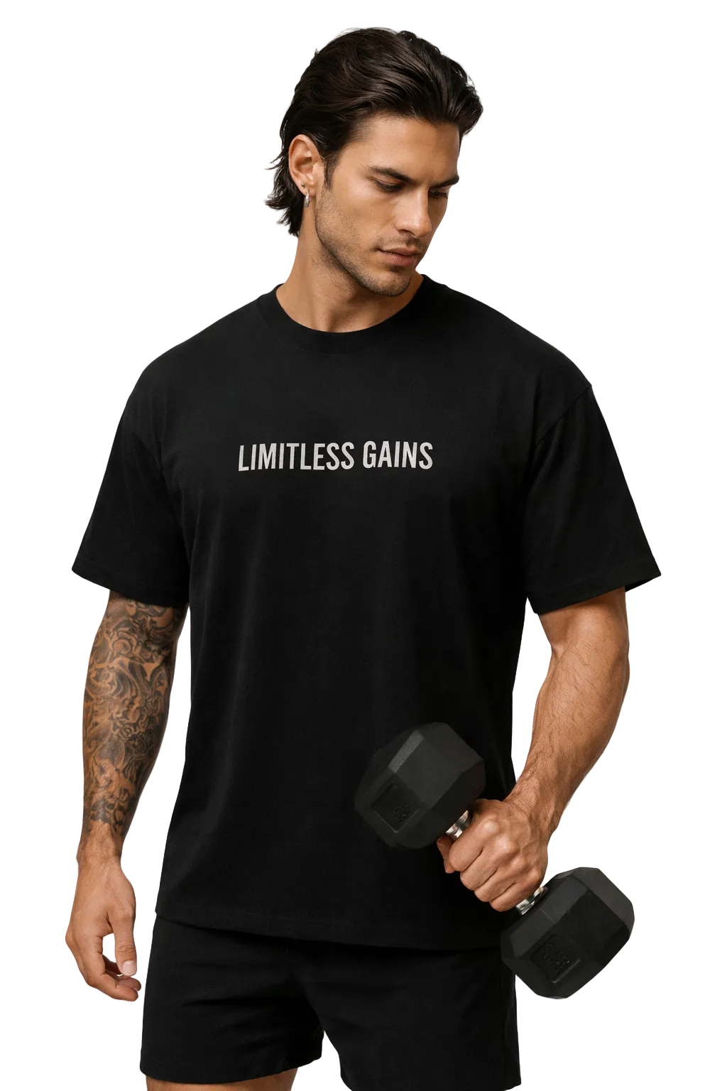 Men's Oversized Gym T-Shirt