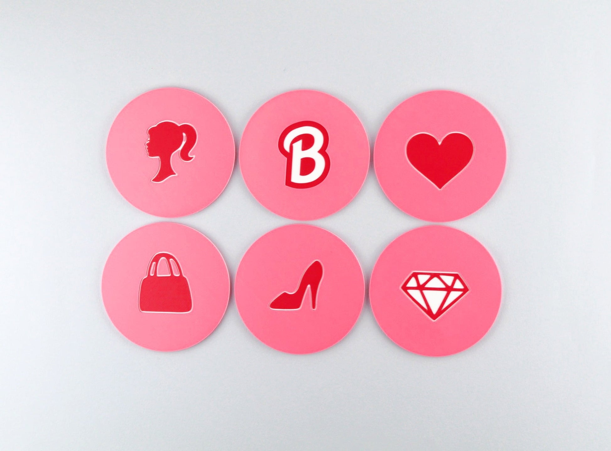 Barbie Style Coasters