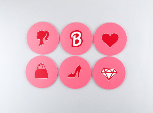 Barbie Style Coasters