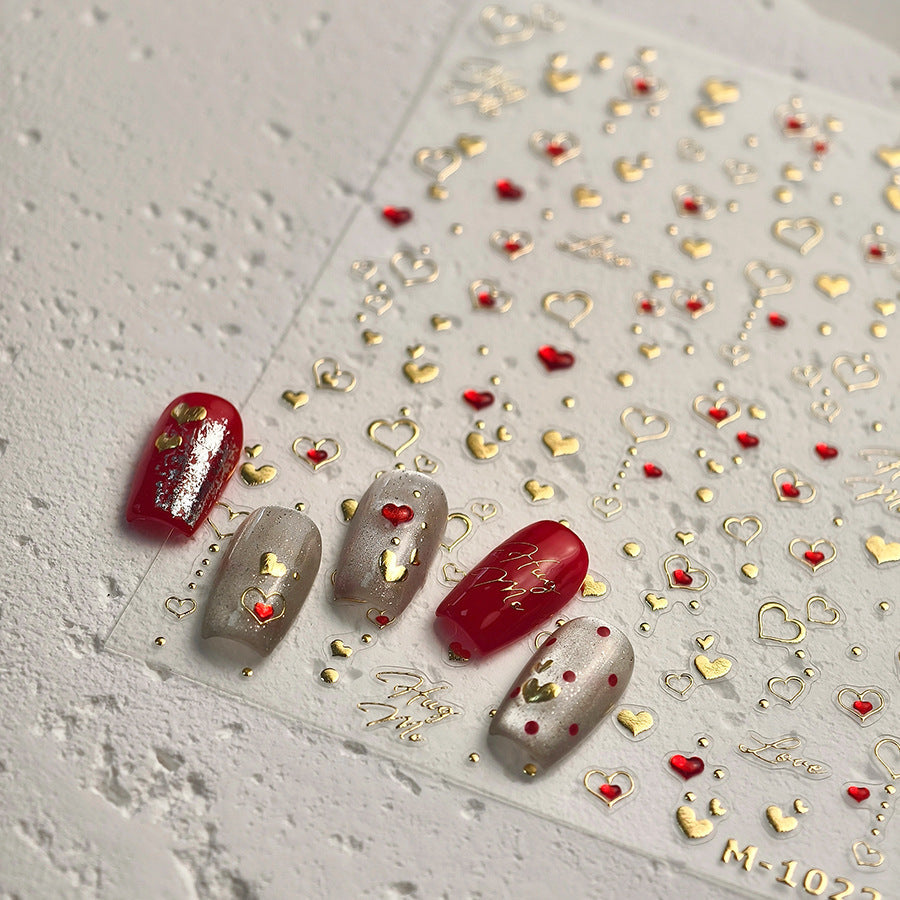 Hello Claws | Heart 5D Nail Deco Sticker