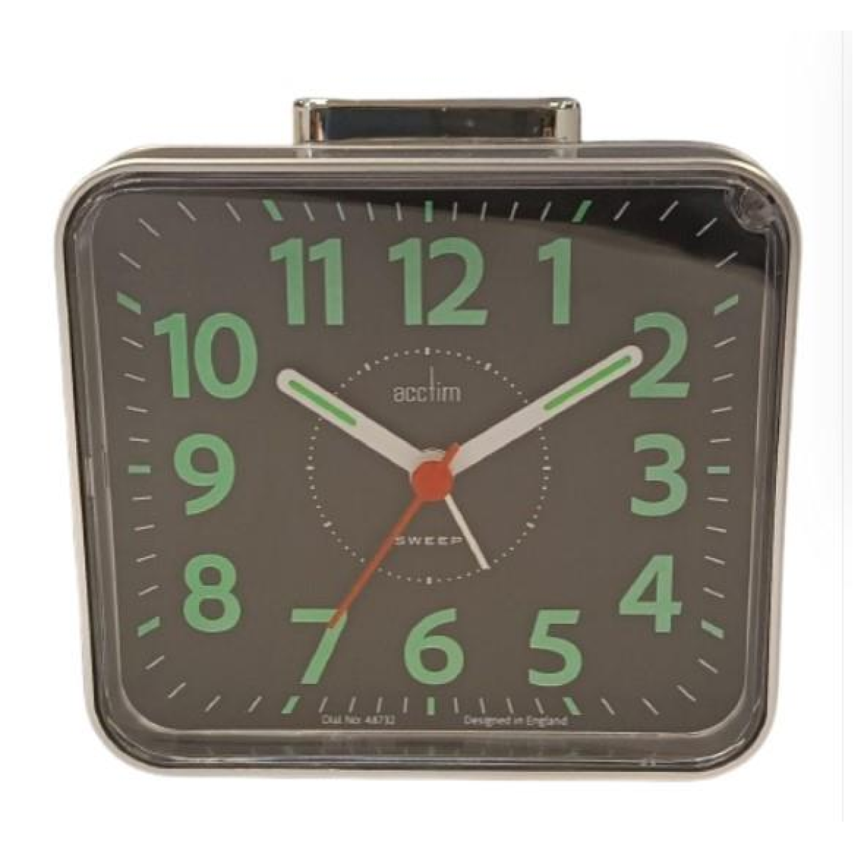 Acctim Parker Alarm Clock in Silver - 16467