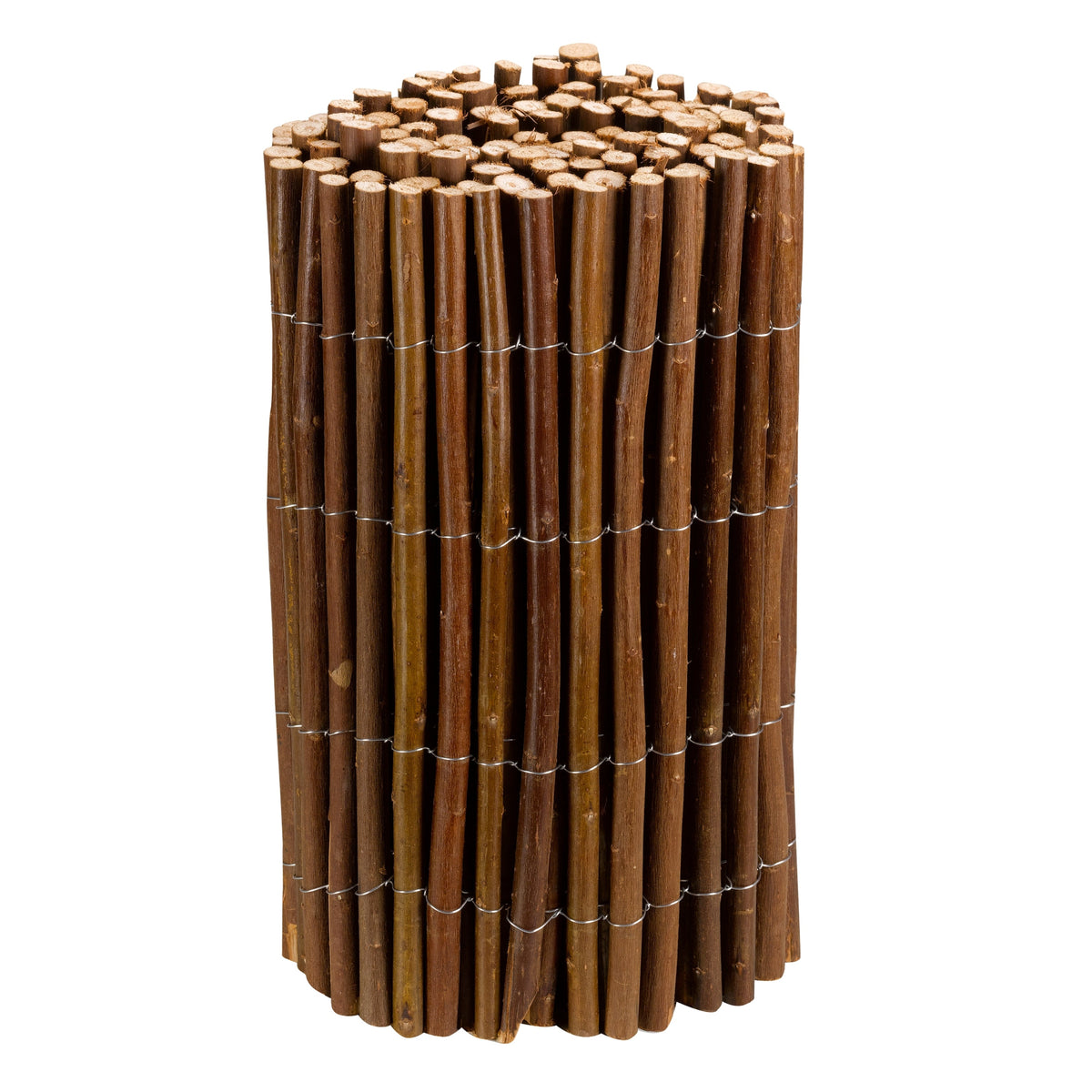 Large Natural Willow Garden Edging Roll