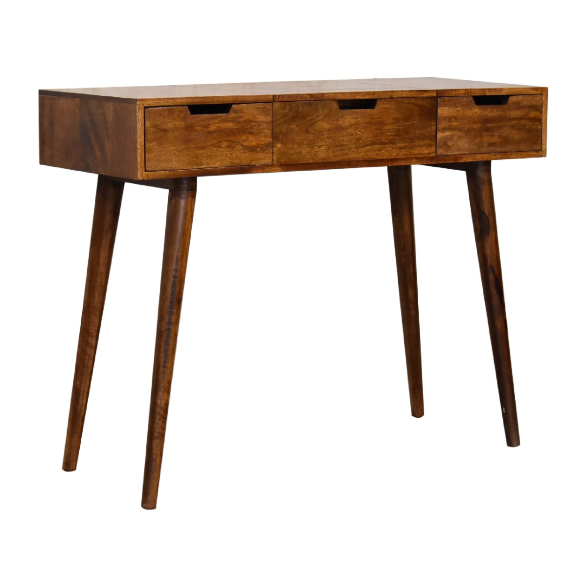 Artisan Furniture Solid Mango Wood Chestnut Foldable Mirror Table