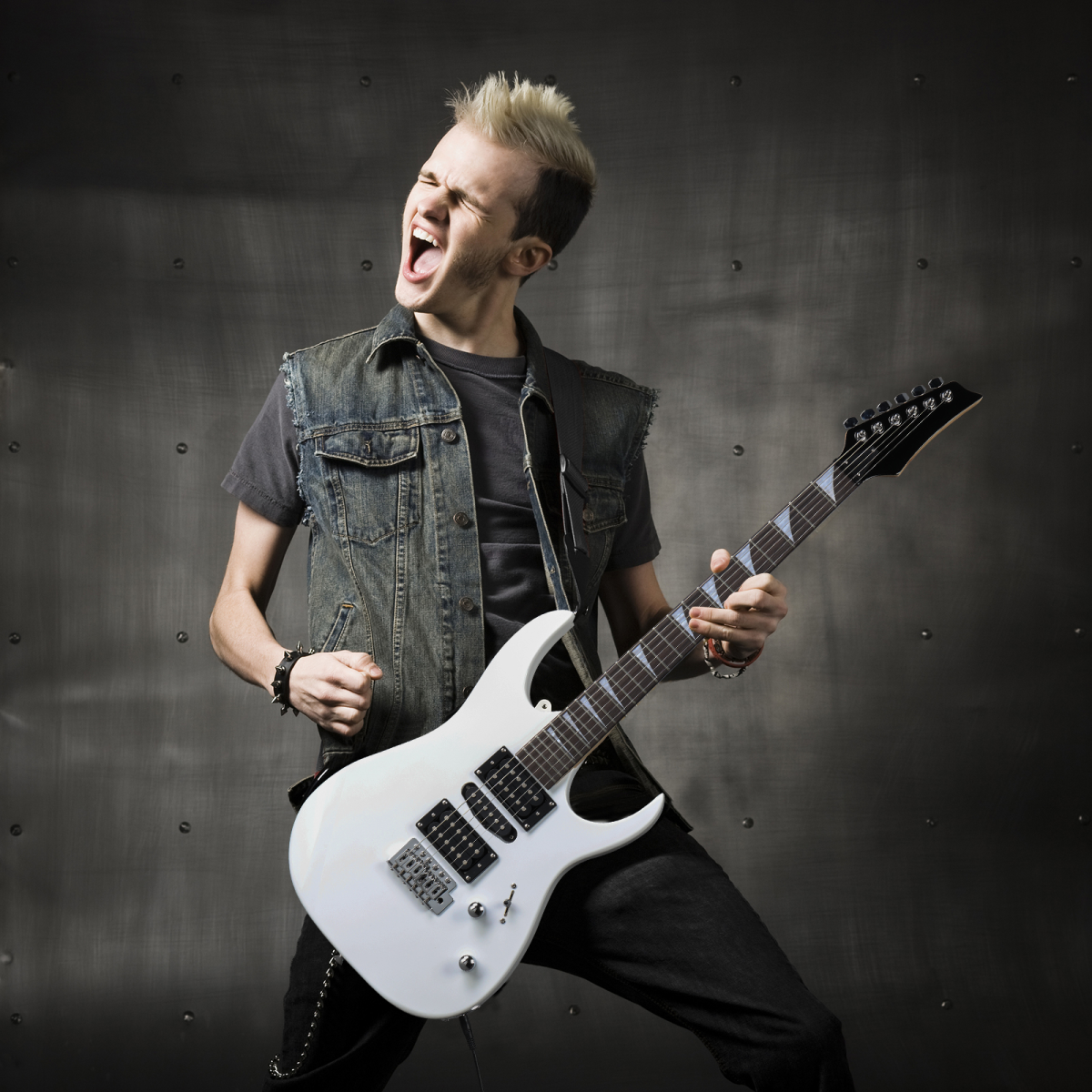 170 Model With 20W Electric Guitar Pickup Hsh Pickup Guitar  Stereo Bag Harness Picks Rocker Connector  Wrench Tool White