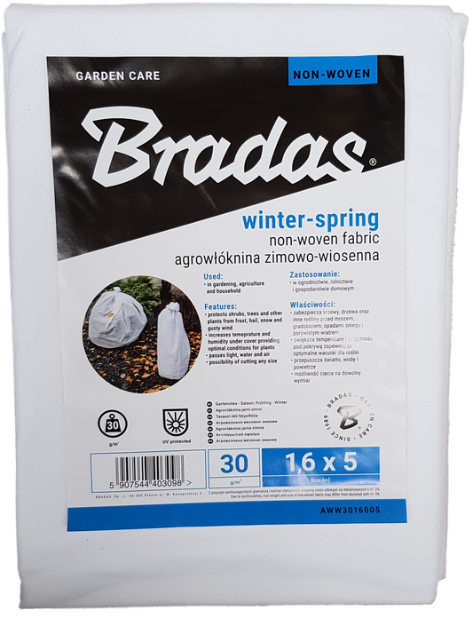 30g Non-Woven Frost Protect Fleece 1.6m x 5m