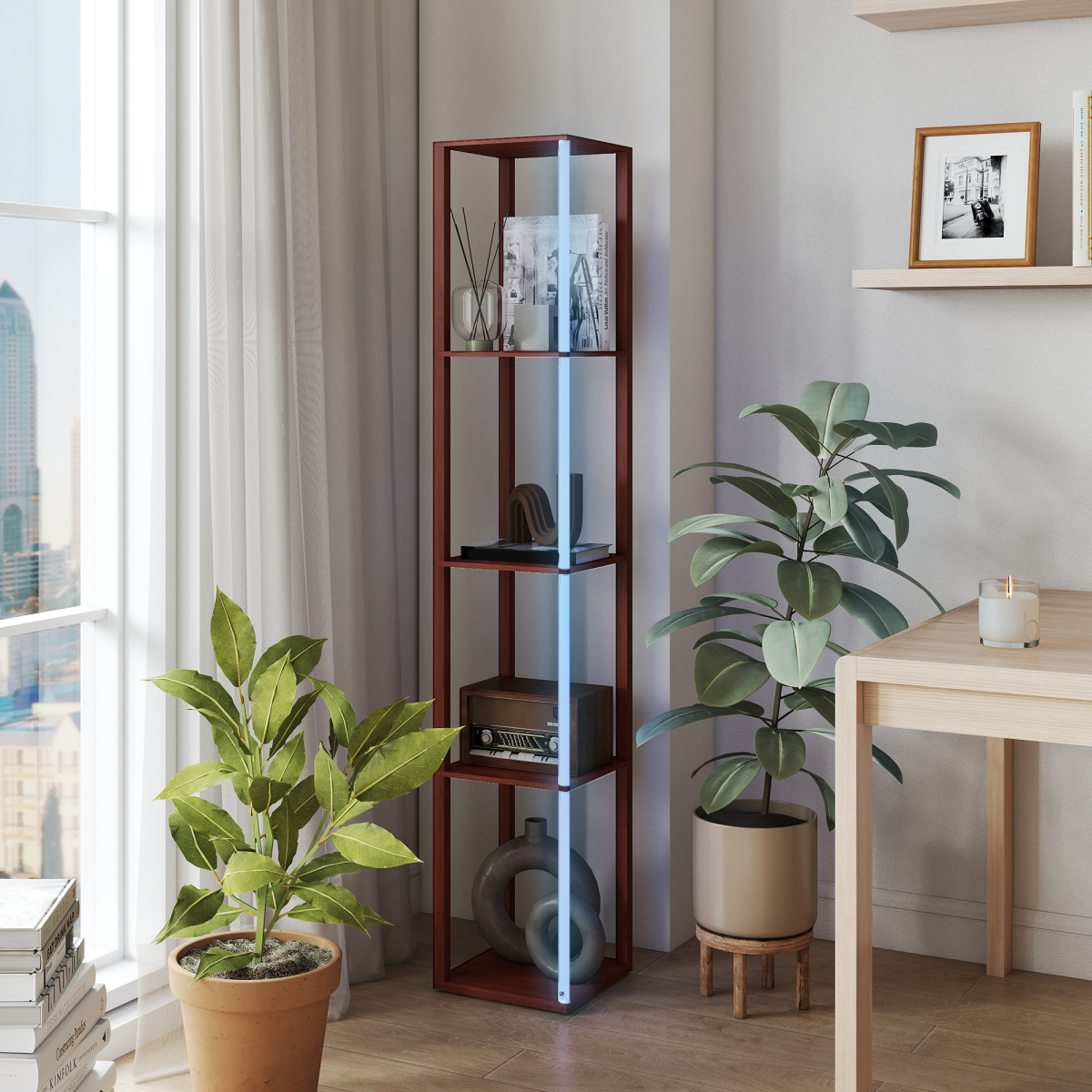 Bathroom Storage Cabinet-White
