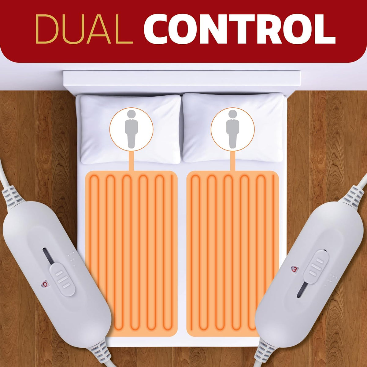 King Size Electric Blanket 203x152cm Soft Fleece Polyester Dreamcatcher