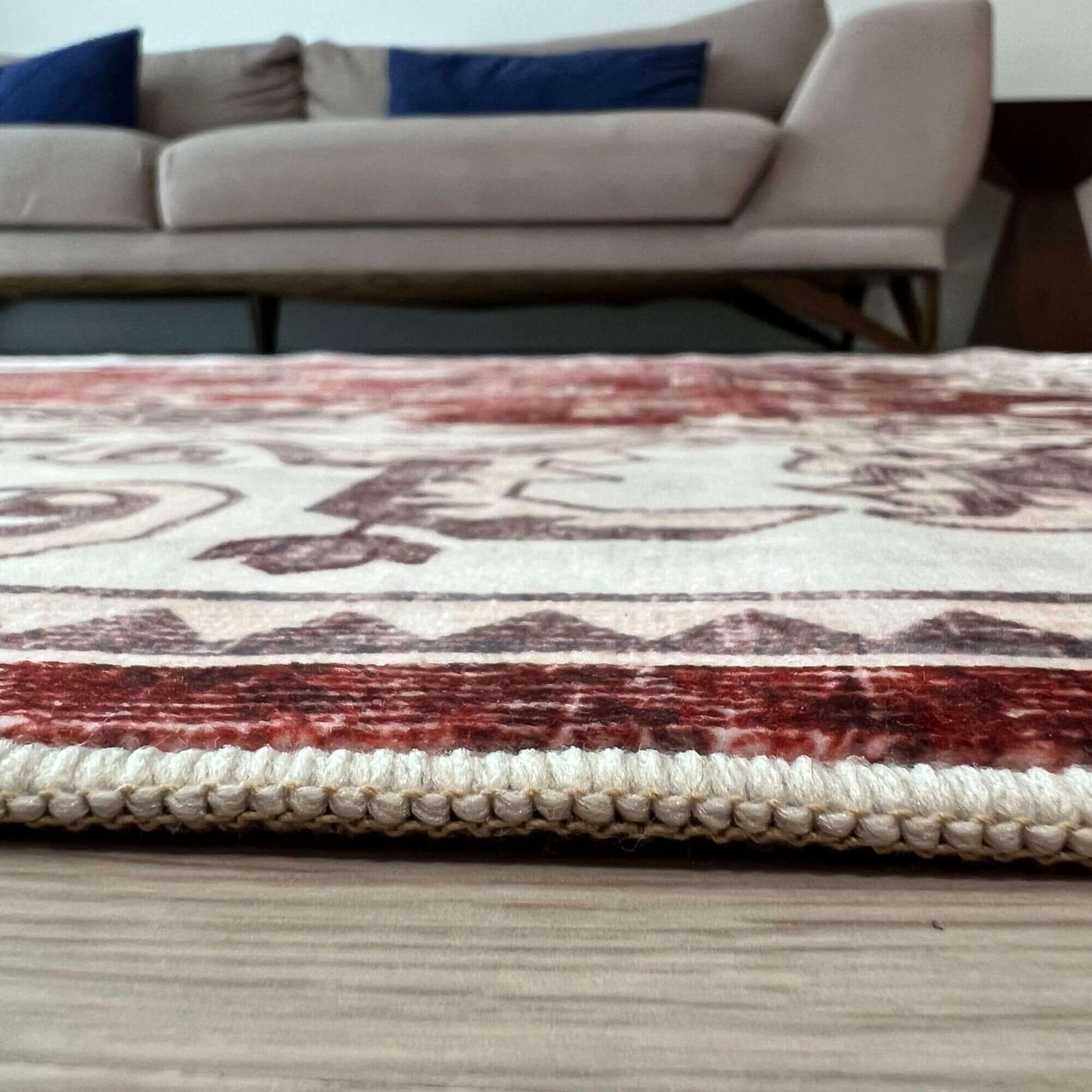 Jasru Vintage Washable Rug