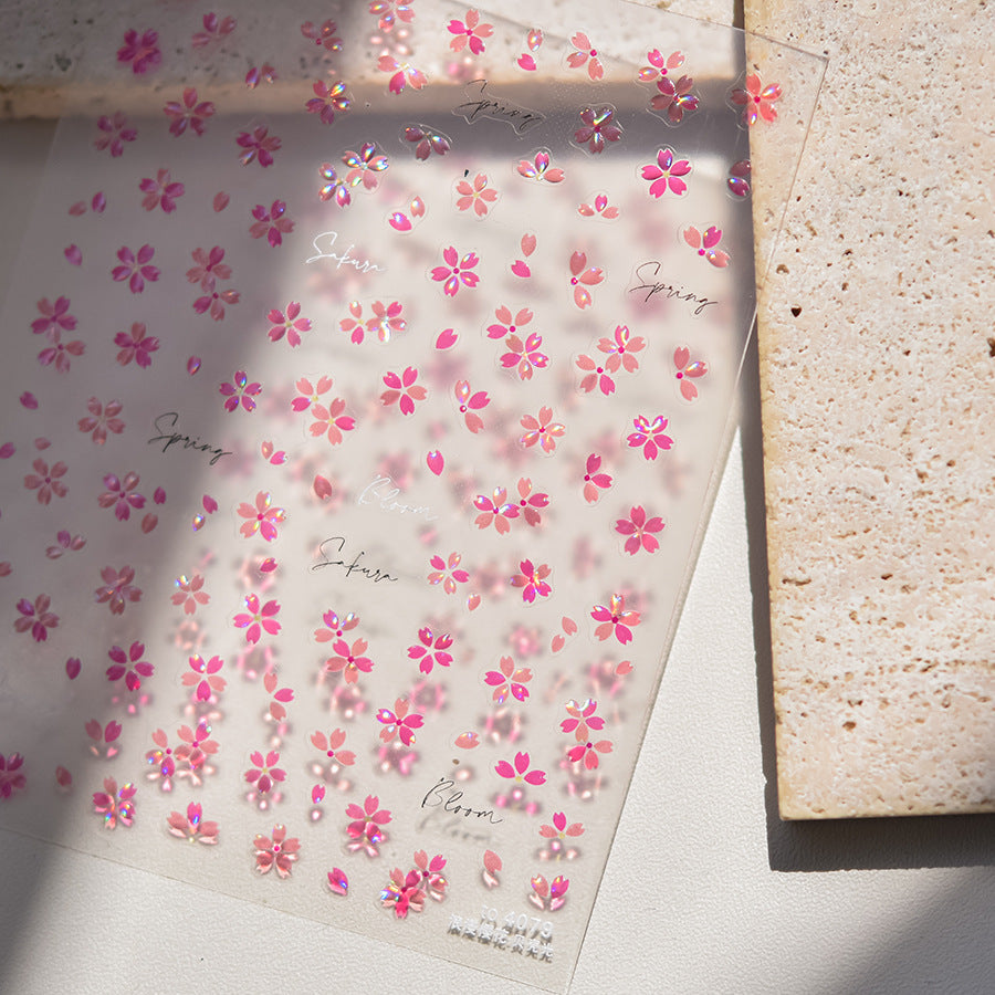 Hello Claws | Jelly Cherry Blossom 5D Nail Deco Sticker