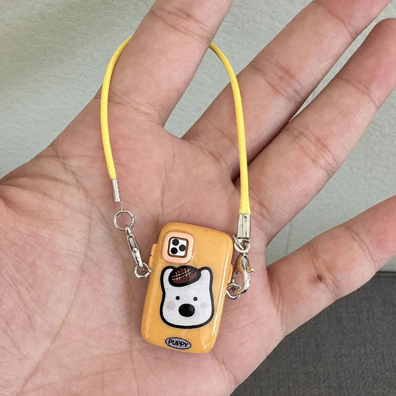 2025 New Labubu Accessories Decor Mini Cartoon Phone Case Pendant Mini Camera Labubu Diy Decor Accessories Toy Gift