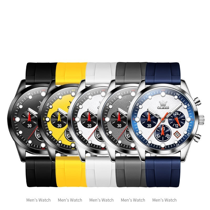 New Tape Multifunctional Men's Quartz Watch