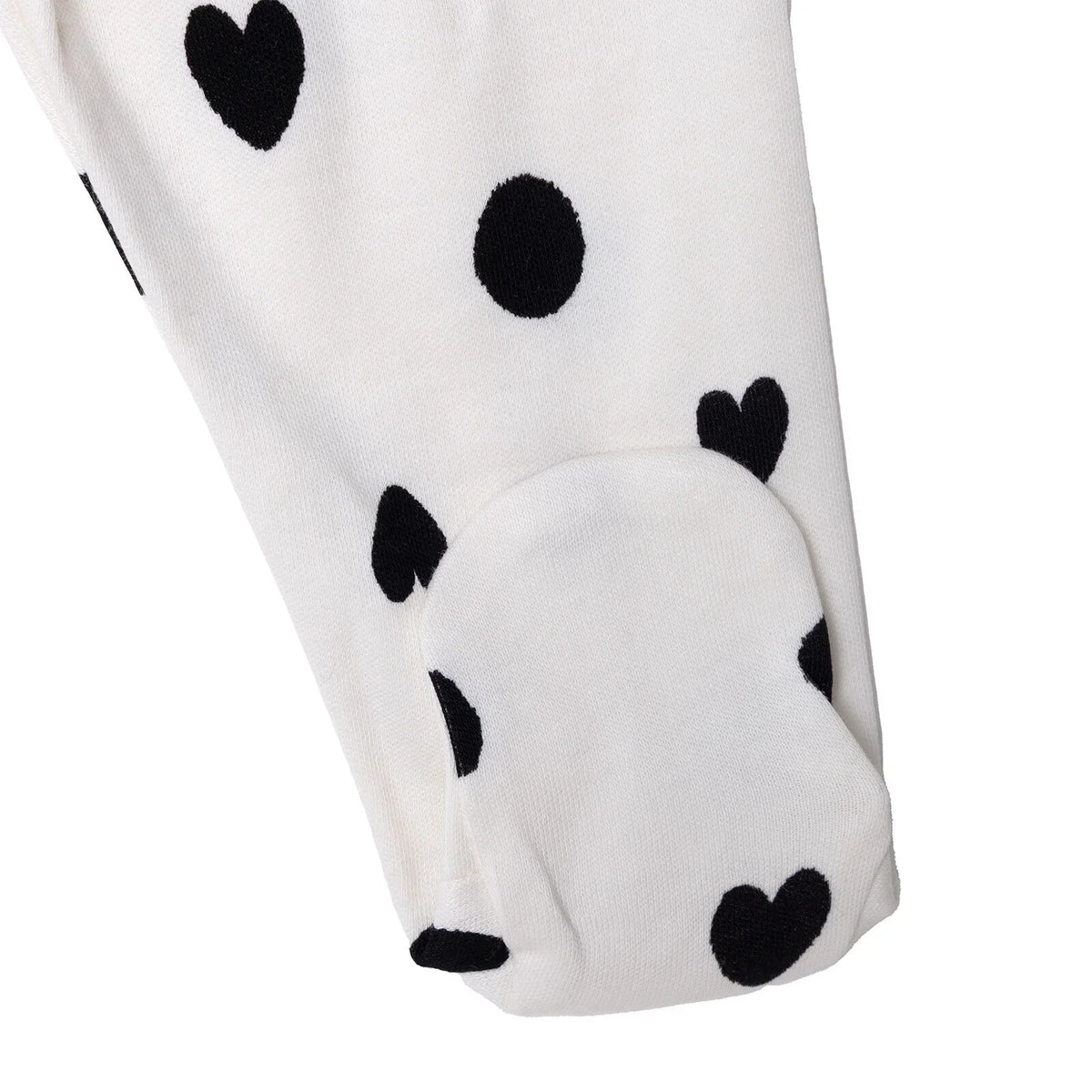 HelloBaby "Stay Positive" Slogan Baby Bodysuit & Footed Bottoms Set (Newborn to 9 Months)