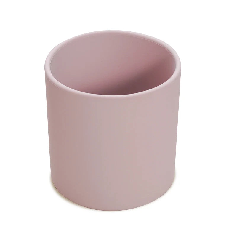 Silicone Baby Sippy Cup 220ML - Leakproof Toddler Drinking Cup