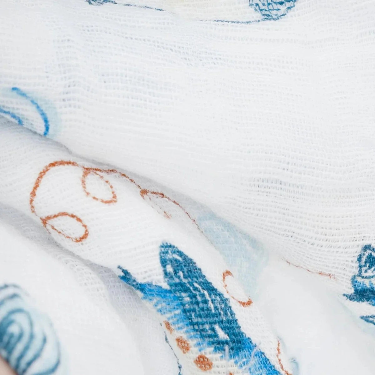 Little Dreams Plane Print Muslin Baby Blanket (100 x 110 cm)