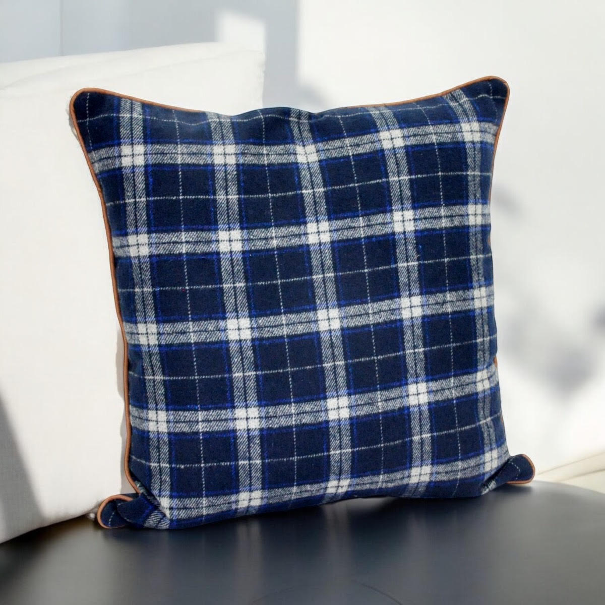 45 X 45CM BLUE CUSHION - COVER ONLY