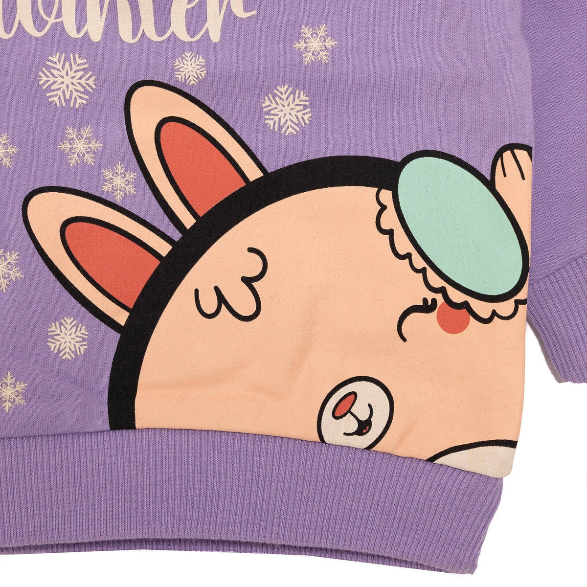 HelloBaby "Hello Winter" Slogan Brushed Baby Sweatshirt (6 Months to 5 Years)