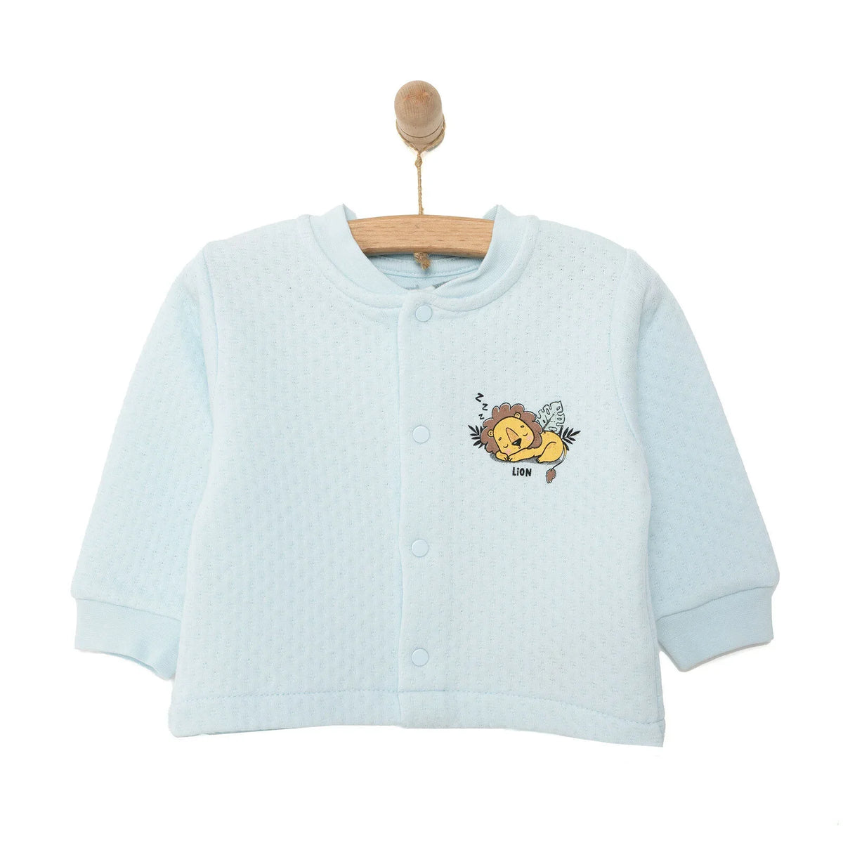HelloBaby Lion Print Quilted Baby Cardigan (3 Months to 3 Years)