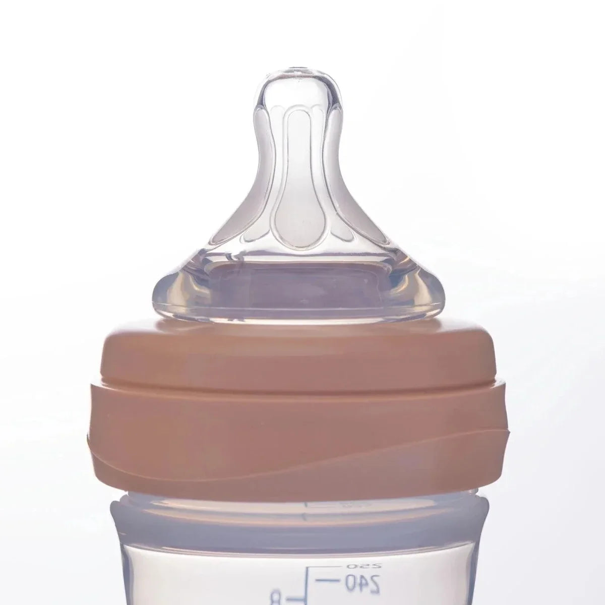 Mooma Kindy Bottle Medium Flow 6-18 months 250ml - Old Rose