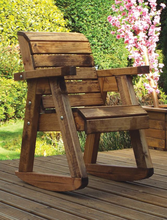 Charles Taylor Trading Little Fellas Chair Rocker  Brown