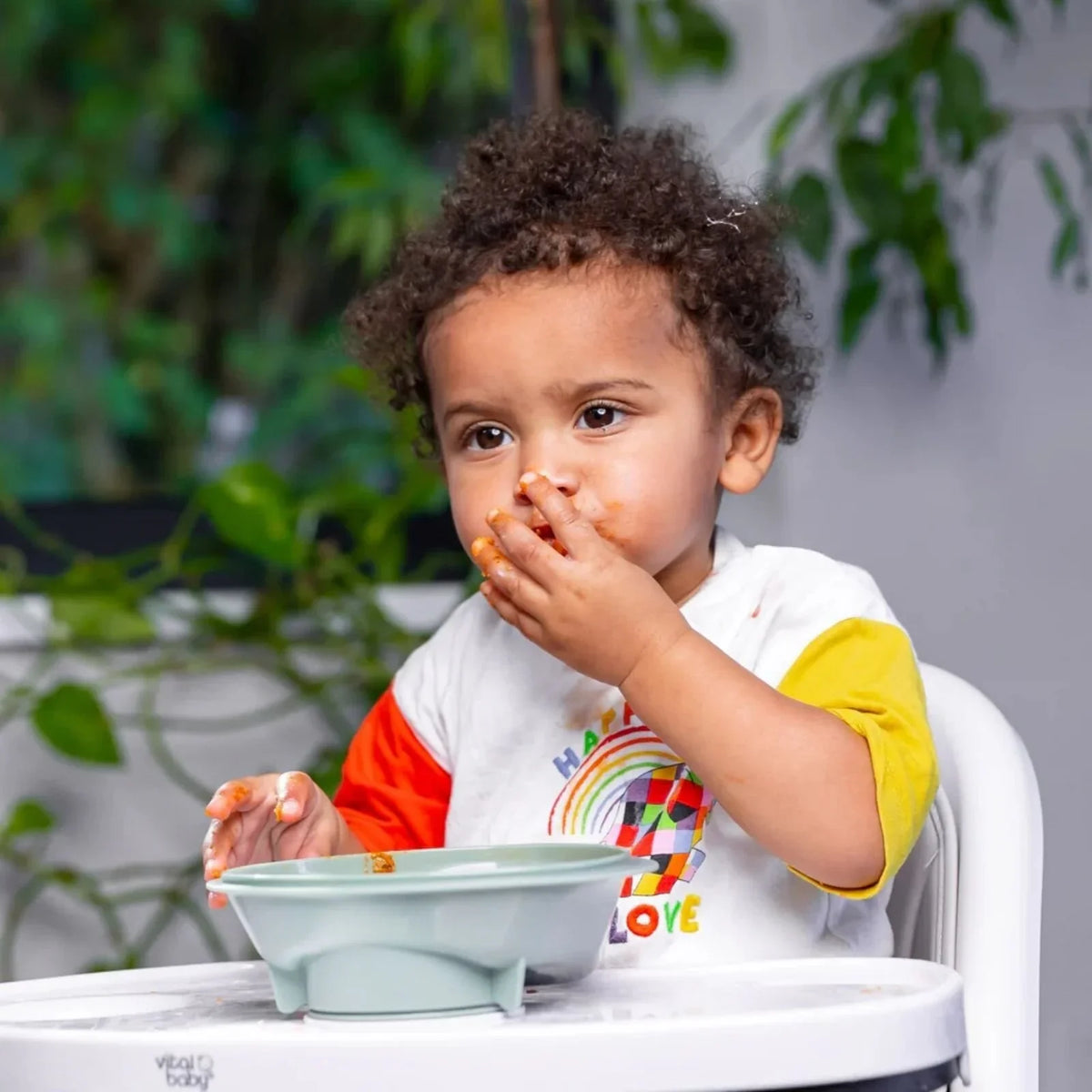 Vital Baby Nourish Power Suction Bowl - Natural Berry