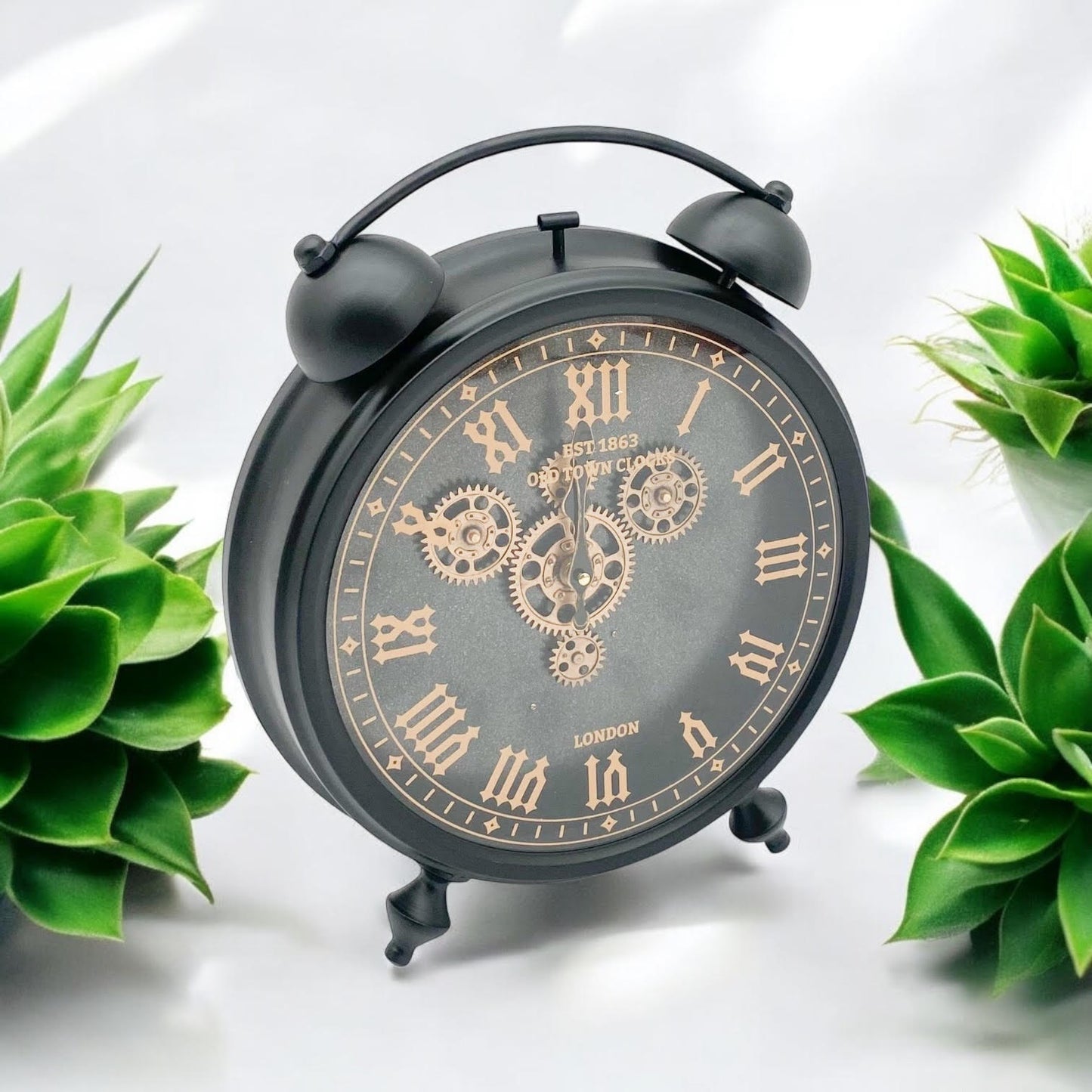 50CM GEAR TABLE CLOCK