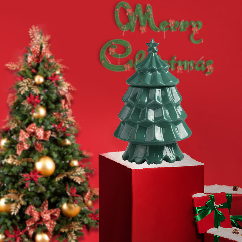 Christmas Tree Desktop Fireplace Christmas Home Decoration Heating Alcohol Fireplace