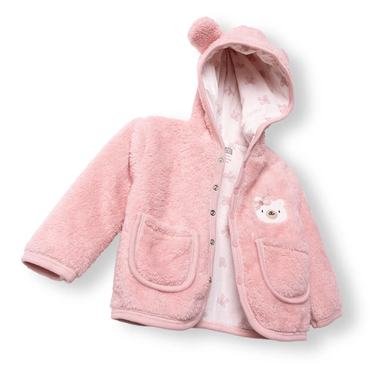 HelloBaby Hooded Wellsoft Baby Cardigan (1-3 Months to 12 Months)