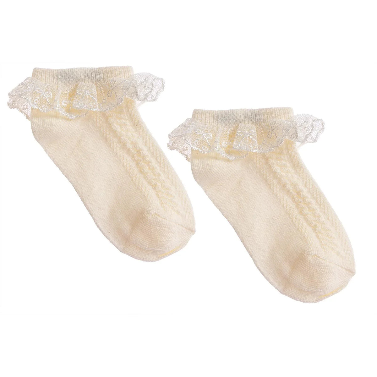 HelloBaby Lace Baby Socks (Newborn to 4-5 Years)
