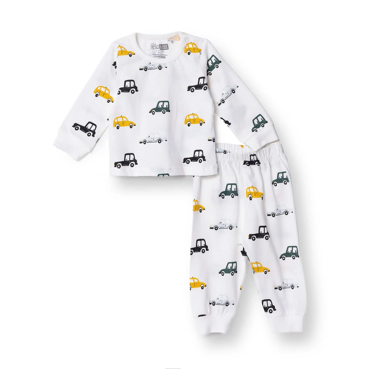 HelloBaby Long Sleeve Single Jersey Baby Pyjama Set (3-6 Months to 3-4 Years)