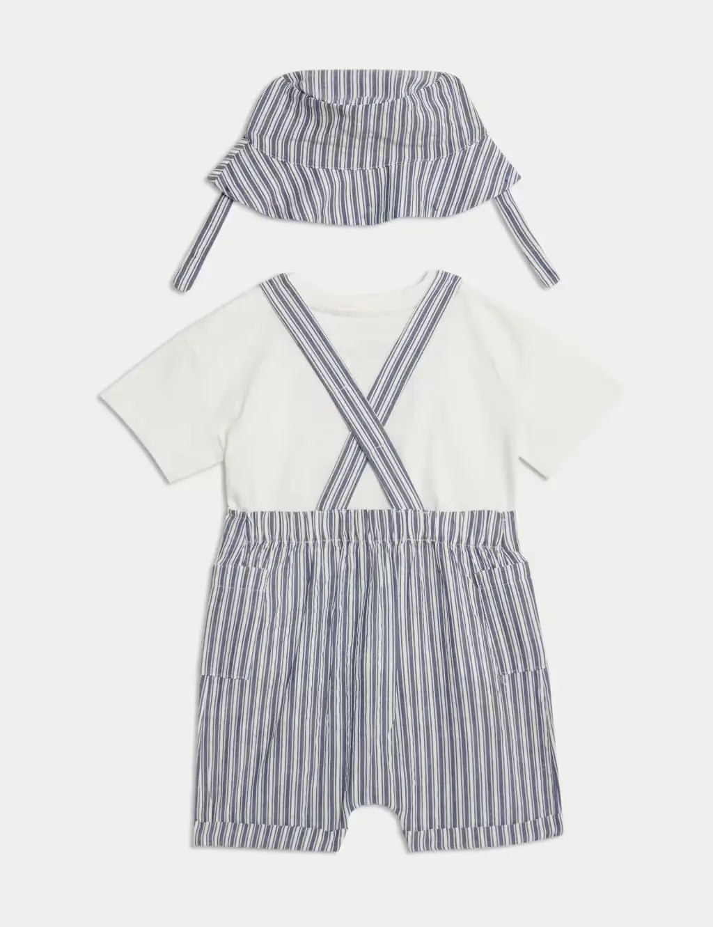 3pc Pure Cotton Peter Rabbit™ Striped Outfit (0-3 Yrs)