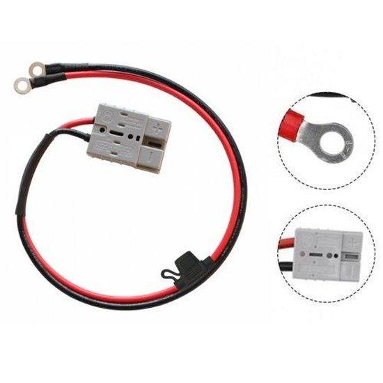 4.0mm cable with 50A battery plug for folding solar charging kits