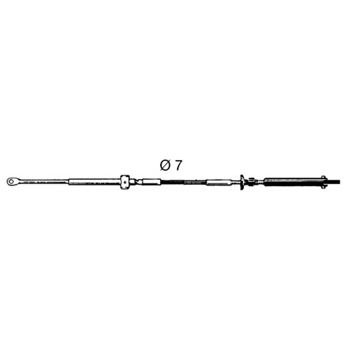 Ultraflex Mach14 OMC Style Control Cable 4.8m (16ft) 4-CM14-16
