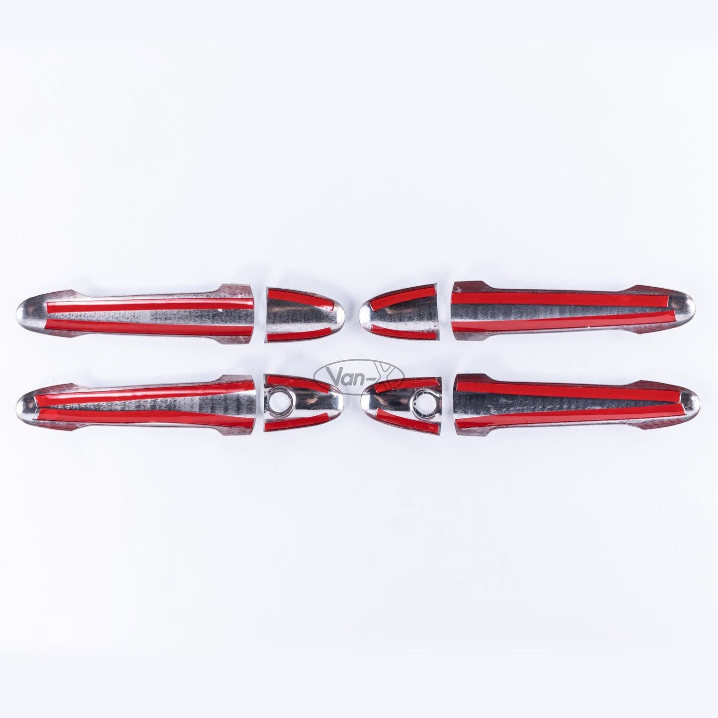 For Mercedes Sprinter Door Handle Covers – 4 Piece Stainless Steel Trim | Van-X