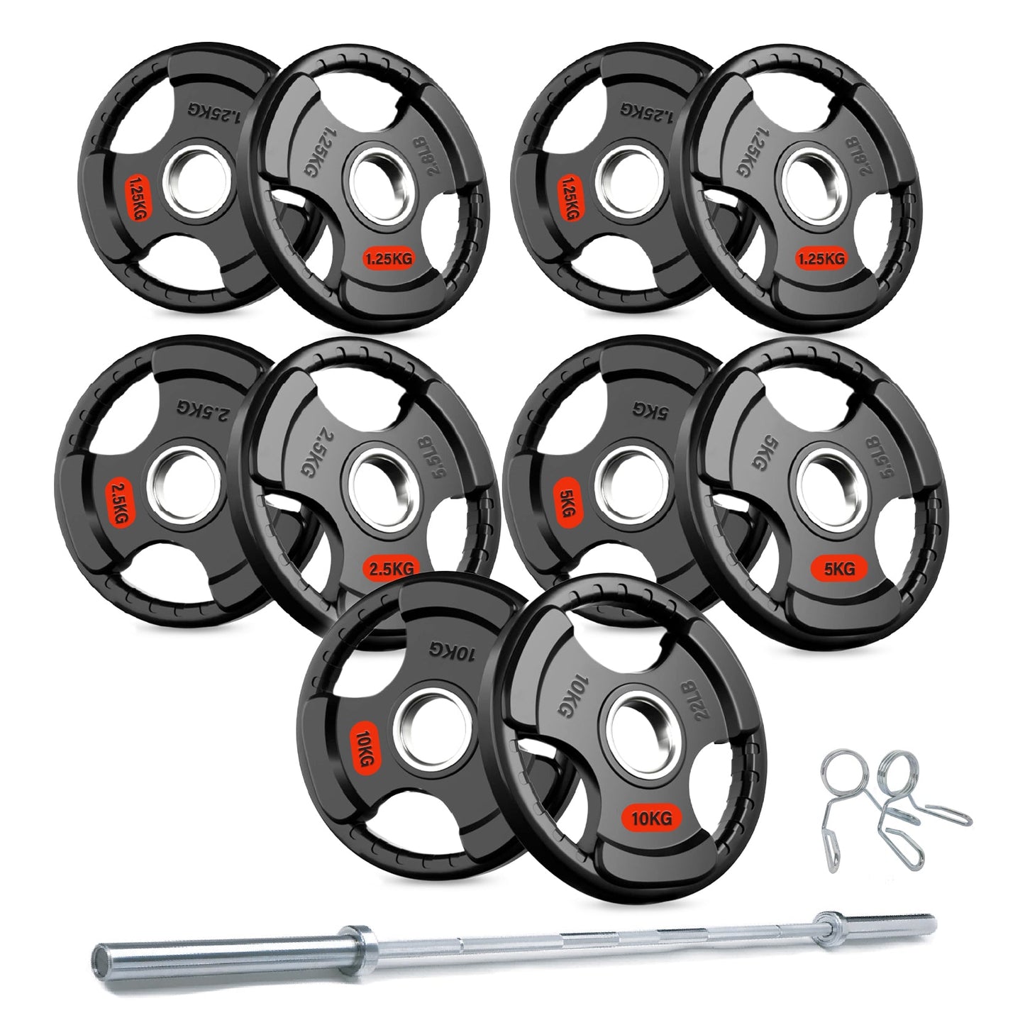 Tri-Grip Weight Plates