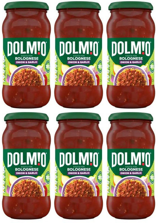 6 x Dolmio Bolognese  Onion & Garlic  - 450G