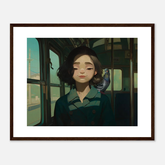 Bebe Wahyu - 'Joyful Journey' Framed Print